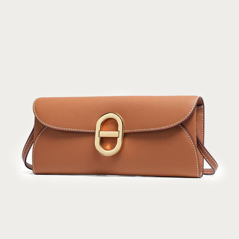 Luxury Bags Leather - Portefeuille WOC en cuir véritable avec